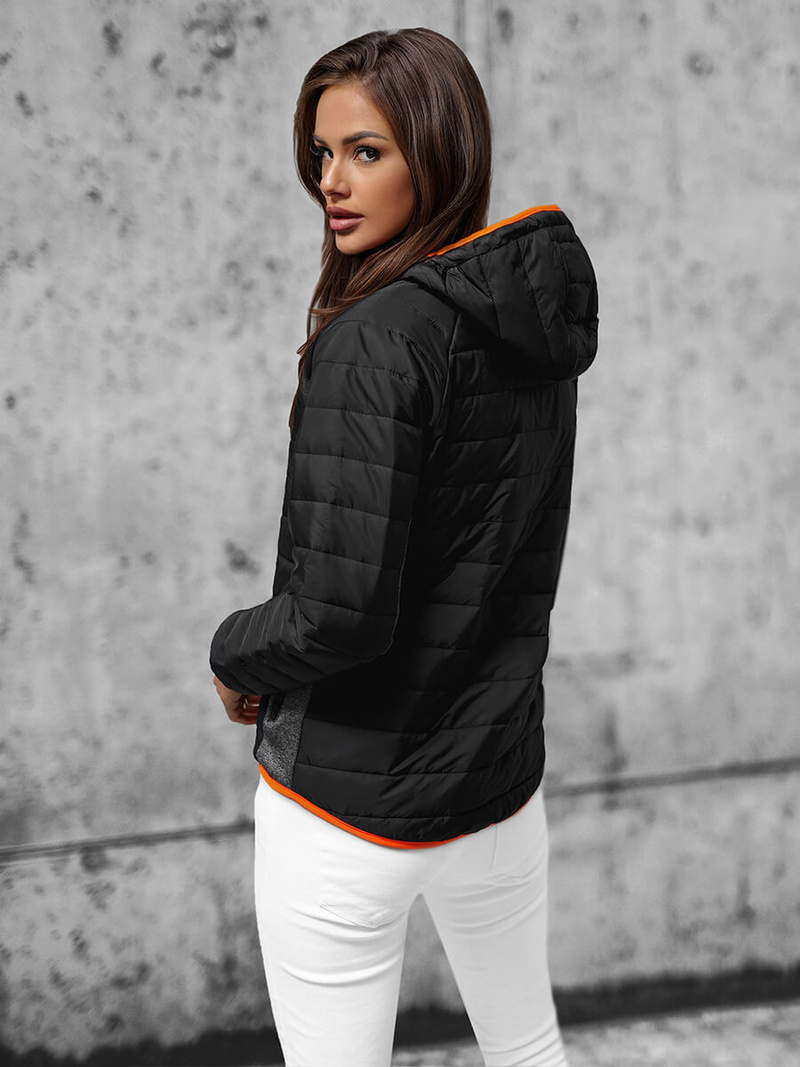Kurtka damska czarna OZONEE JS/8M915/392