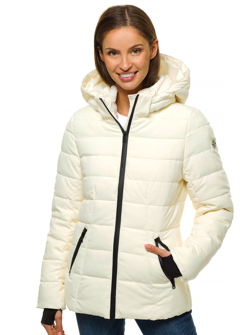 Куртка жіноча екрю OZONEE O/M201/10