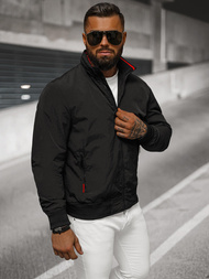 Kurtka męska czarna OZONEE JS/5M3211/392