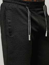 Чоловічий спортивний комплект чорний OZONEE O/3C110/9