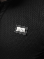 Футболка Поло Чоловіча Чорна OZONEE O/YN2/577