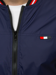 Kurtka przejściowa męska bomberka granatowa OZONEE JS/M10297