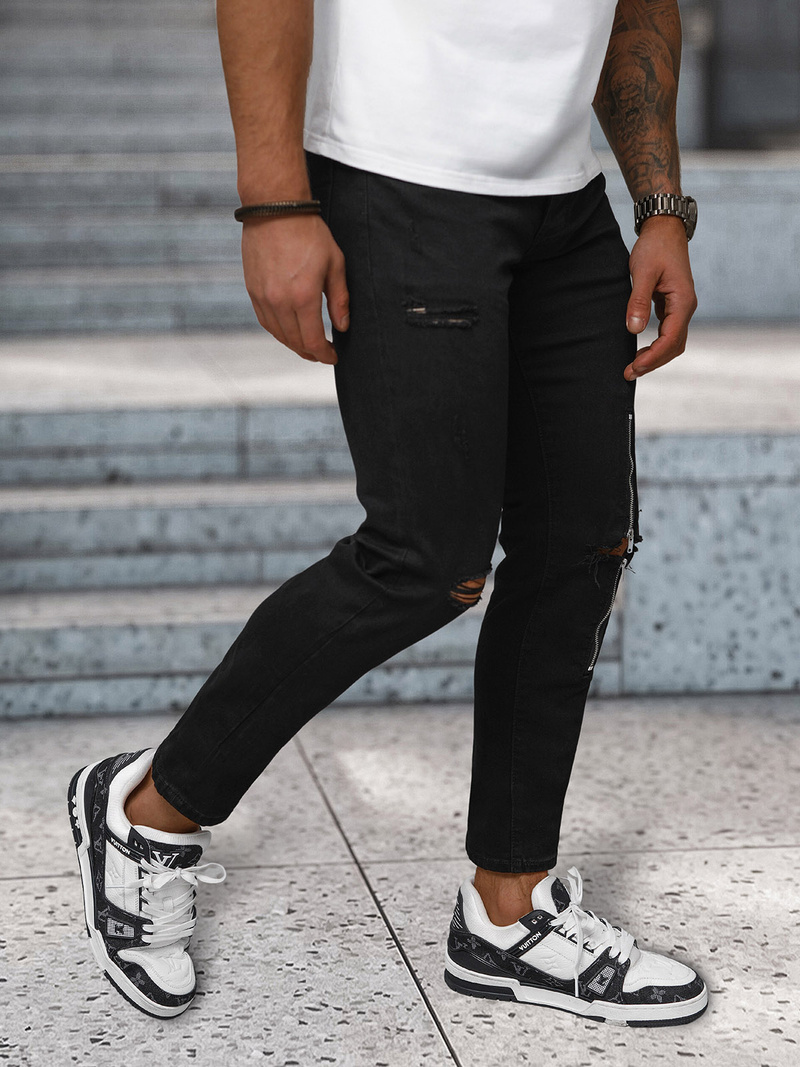 Чоловічі джинси Чорнi OZONEE NB/MP0087N