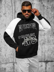 Толстовка чорна OZONEE O/SWE23037