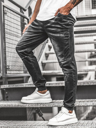 Штани чоловічі джоггери Чорнi OZONEE JS/KK1021