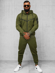 Komplet dresowy męski zielony OZONEE JS/27C6503/29