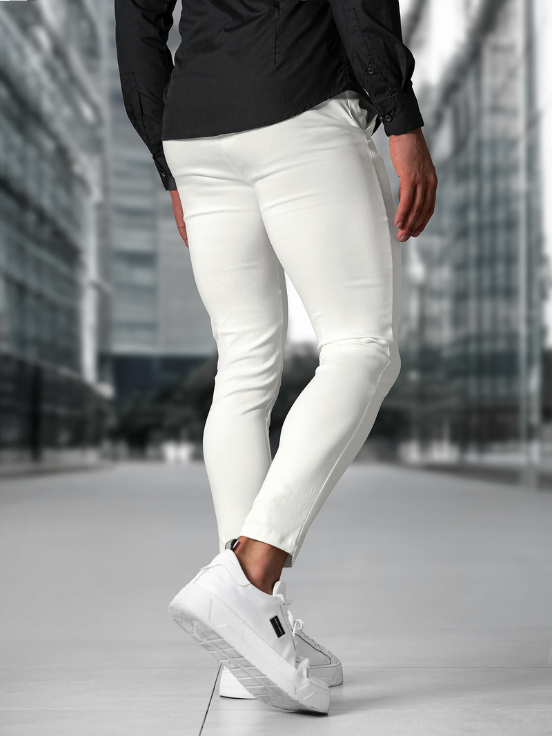 Чоловічі штани чинос екрю OZONEE O/P4049Z