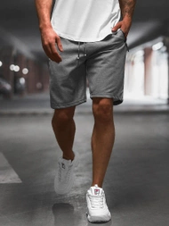 Spodenki dresowe męskie grafitowe OZONEE O/WW20017/3