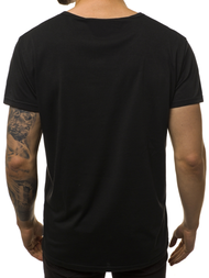 T-Shirt męski czarny OZONEE JS/KS1996