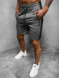 Шорти чоловічі графіт OZONEE JS/68025