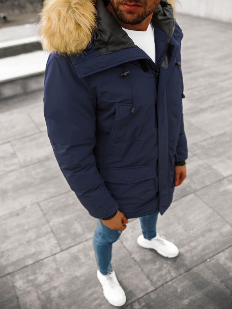 Куртка чоловіча Темно-Синя OZONEE JB/JP1173/2Z