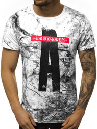 T-Shirt męski biały OZONEE JS/SS10921