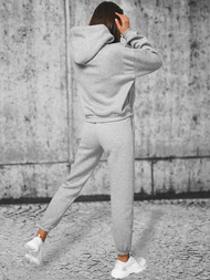 Жіночий спортивний костюм з двох частин Сiрий OZONEE JS/8C69/2