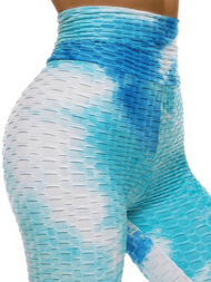 Legginsy damskie błękitne OZONEE JS/YW88030