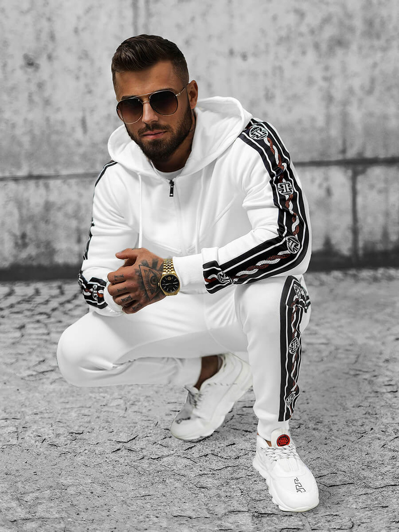 Чоловічий спортивний комплект Бiлий OZONEE O/3A167