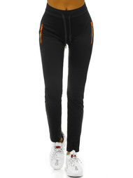 Spodnie dresowe damskie czarne OZONEE O/9932