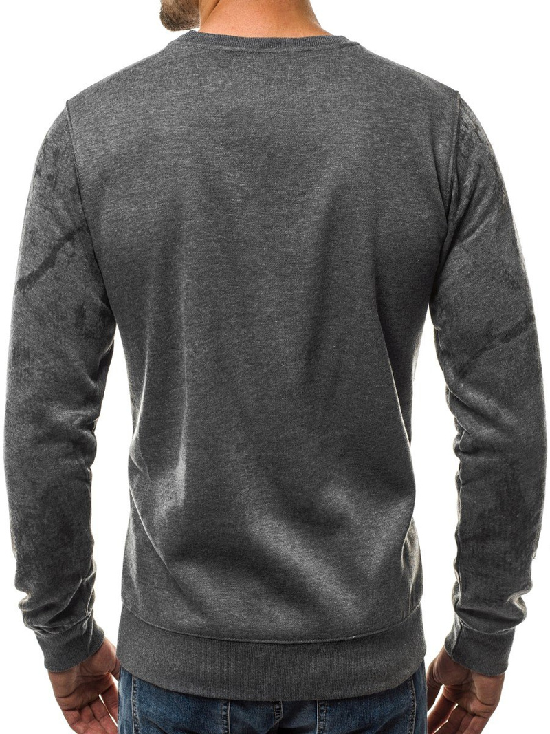 Bluza męska grafitowa OZONEE JS/DD225Z