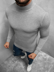 Sweter męski półgolf szary OZONEE TMK/YY05/3Z