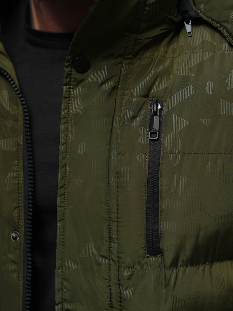 Куртка чоловіча Зелена OZONEE JS/27M8109