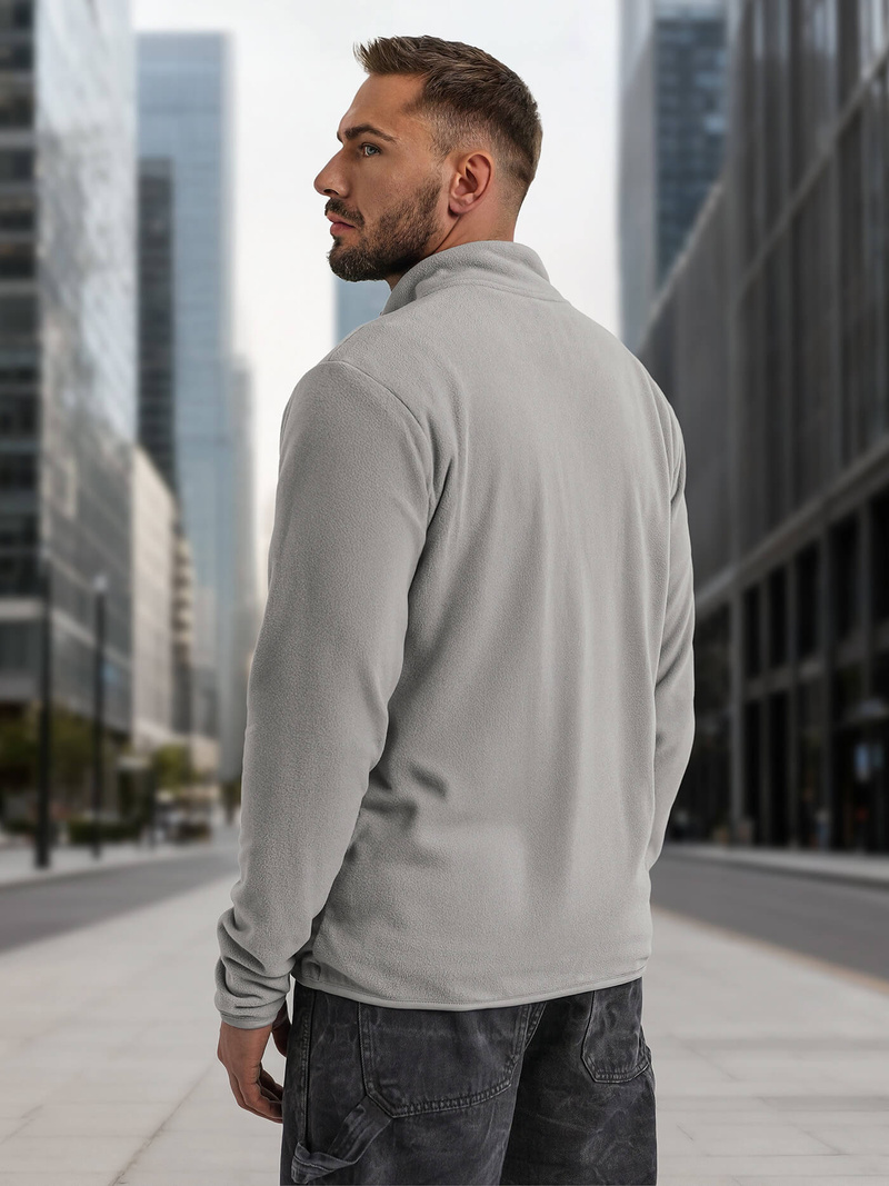 Bluza męska rozpinana szara OZONEE JS/HH016/2