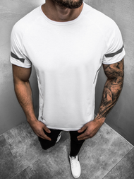 T-Shirt męski biały OZONEE JS/S150/1