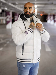 Kurtka męska pikowana biała OZONEE JS/57M7501/281