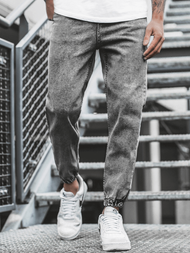 Spodnie męskie jogger szare OZONEE DP/667