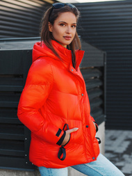 Kurtka zimowa damska czerwona OZONEE JS/M23065/2