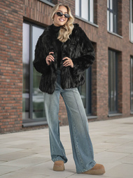 Куртка жіноча чорна OZONEE JS/11Z8261