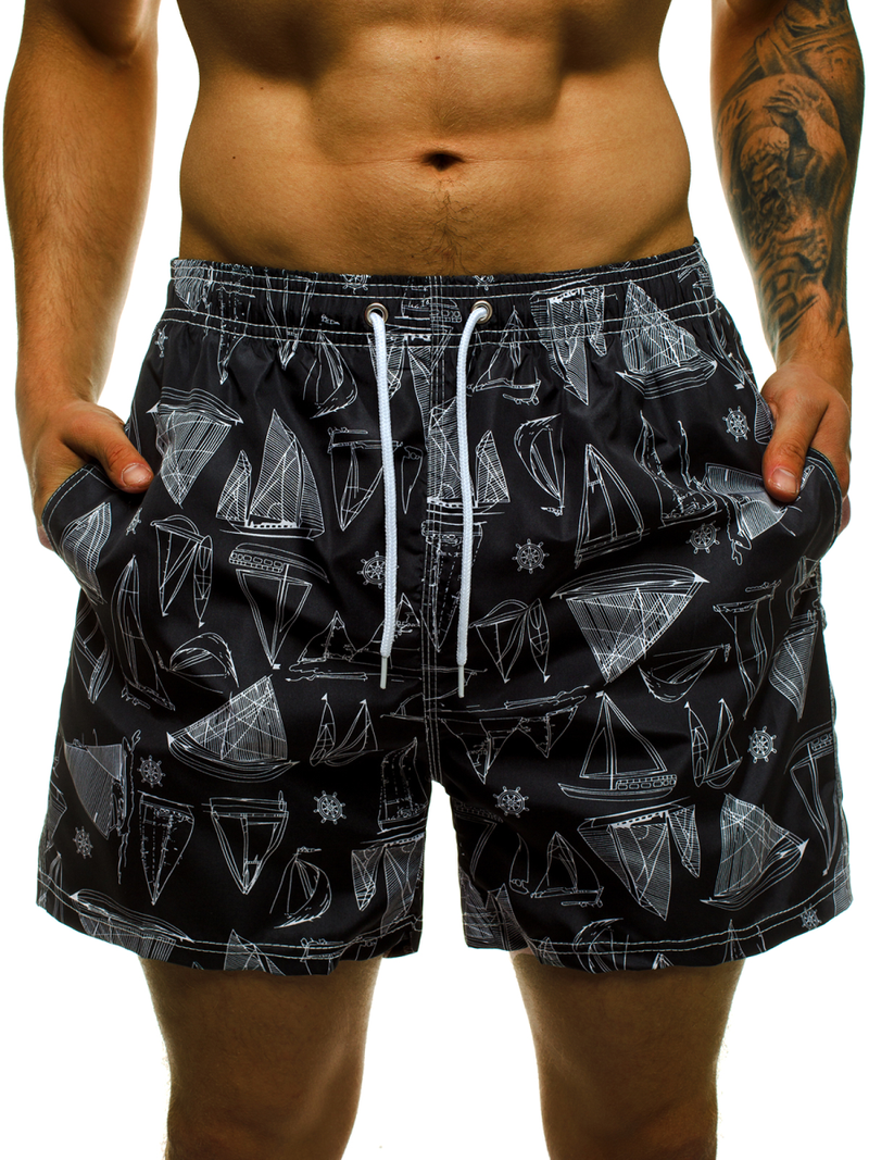 Шорти чоловічі Чорнi OZONEE JS/ST070