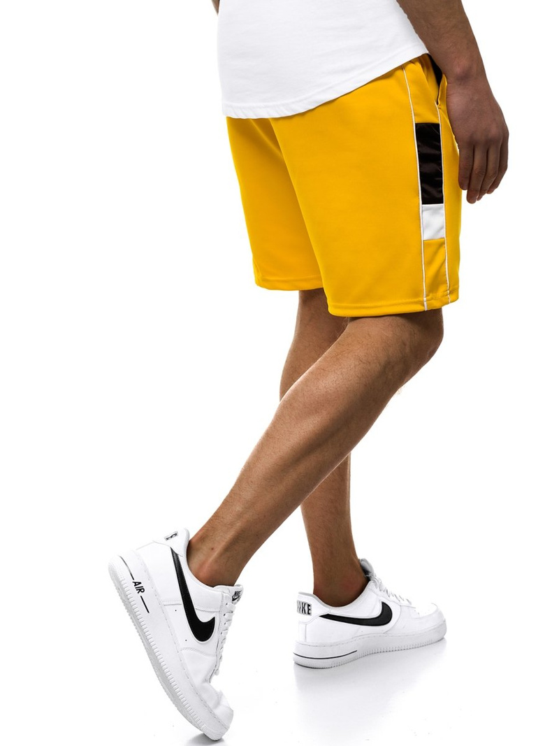 Spodenki męskie żółte OZONEE JS/KK300171