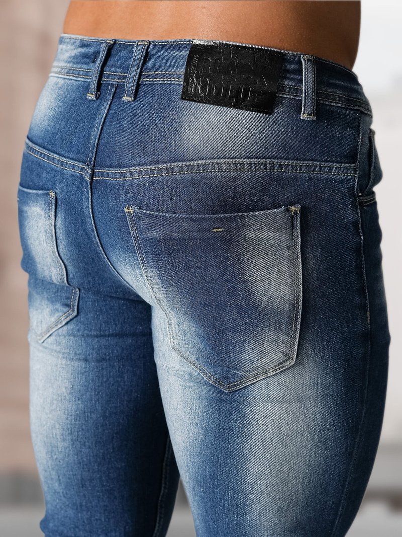 Spodnie jeansowe męskie niebieskie OZONEE NB/MP0199BCZ