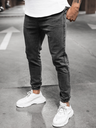  Штани чоловічі джоггери Чорнi OZONEE DJ/5820