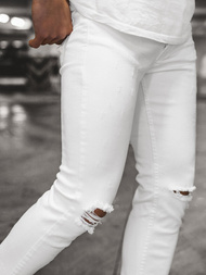 OZONEE B/8021 Штани чоловічі Бiлi