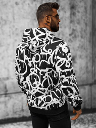 Толстовка Чоловіча Чорно-Бiла OZONEE JS/8B1152/1