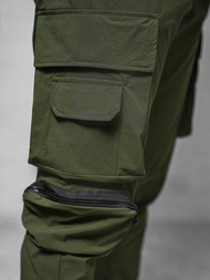 Spodnie męskie chino joggery khaki OZONEE O/PS5520