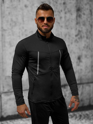 Kurtka przejściowa męska czarna OZONEE JS/M10308