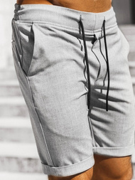 Spodenki męskie chinos szare OZONEE DJ/1008