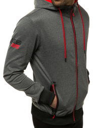 Толстовка чоловіча Темно-сіра OZONEE JS/DD20152