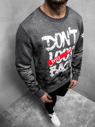 OZONEE js/dd219z bluza męska grafitowa