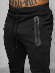 Спортивний костюм чоловічій чорний OZONEE O/FF3705AB