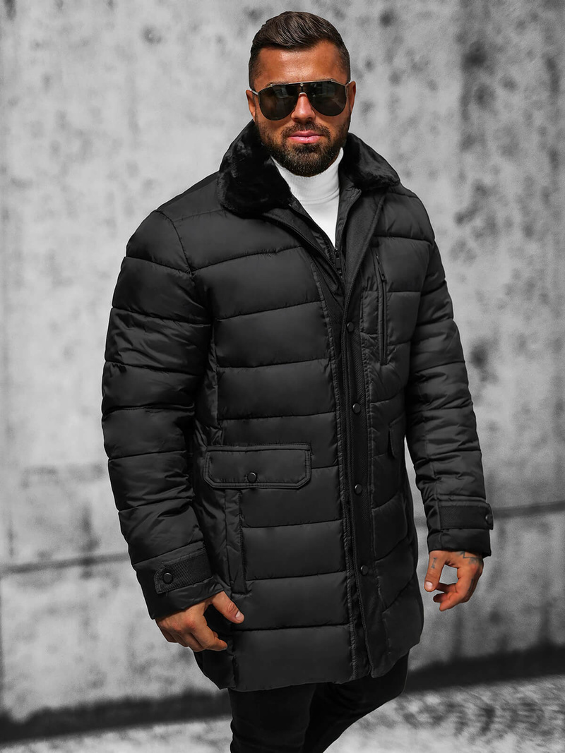 Куртка Чоловіча Чорна OZONEE JS/22M63/392