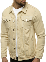 Куртка чоловіча джинсова Бежева OZONEE G/620