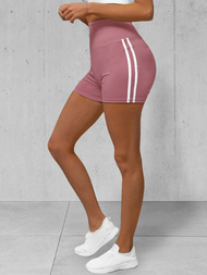 Legginsy krótkie damskie kolarki różowe OZONEE O/LK382