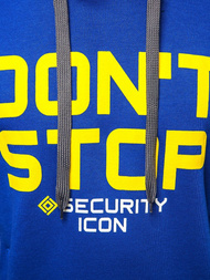 Bluza z kapturem męska niebieska OZONEE JS/Y10052