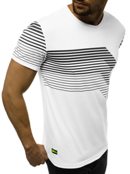 T-Shirt męski biały OZONEE JS/KS2058