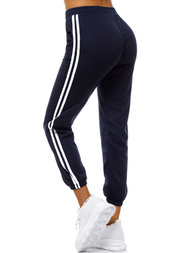 Spodnie dresowe damskie granatowe OZONEE JS/1020/A4