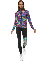 Komplet sportowy trzyczęściowy damski kolorowy OZONEE O/MS09