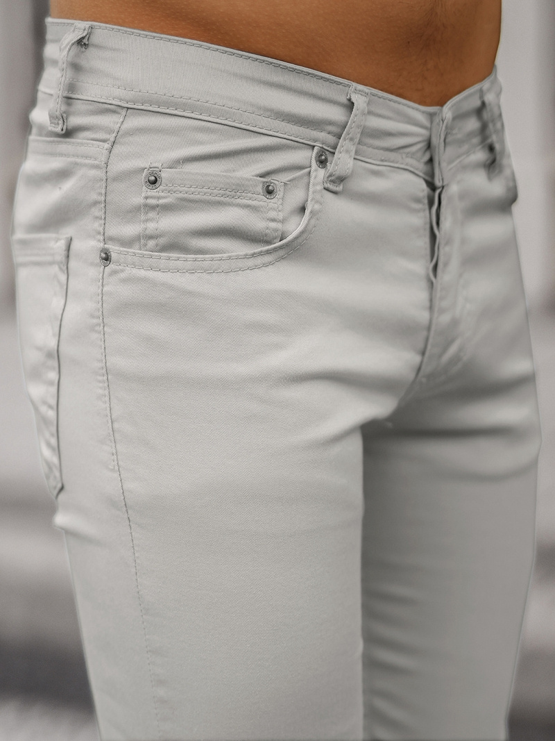 Spodnie jeansowe męskie szare OZONEE E/5179/01