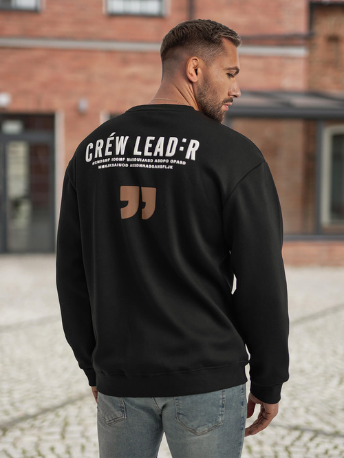 Bluza męska czarna OZONEE JS/65B3917/3